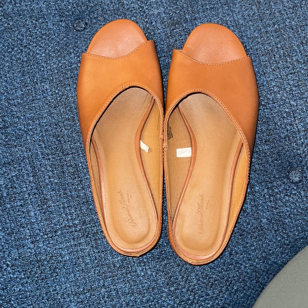Slide on sandals